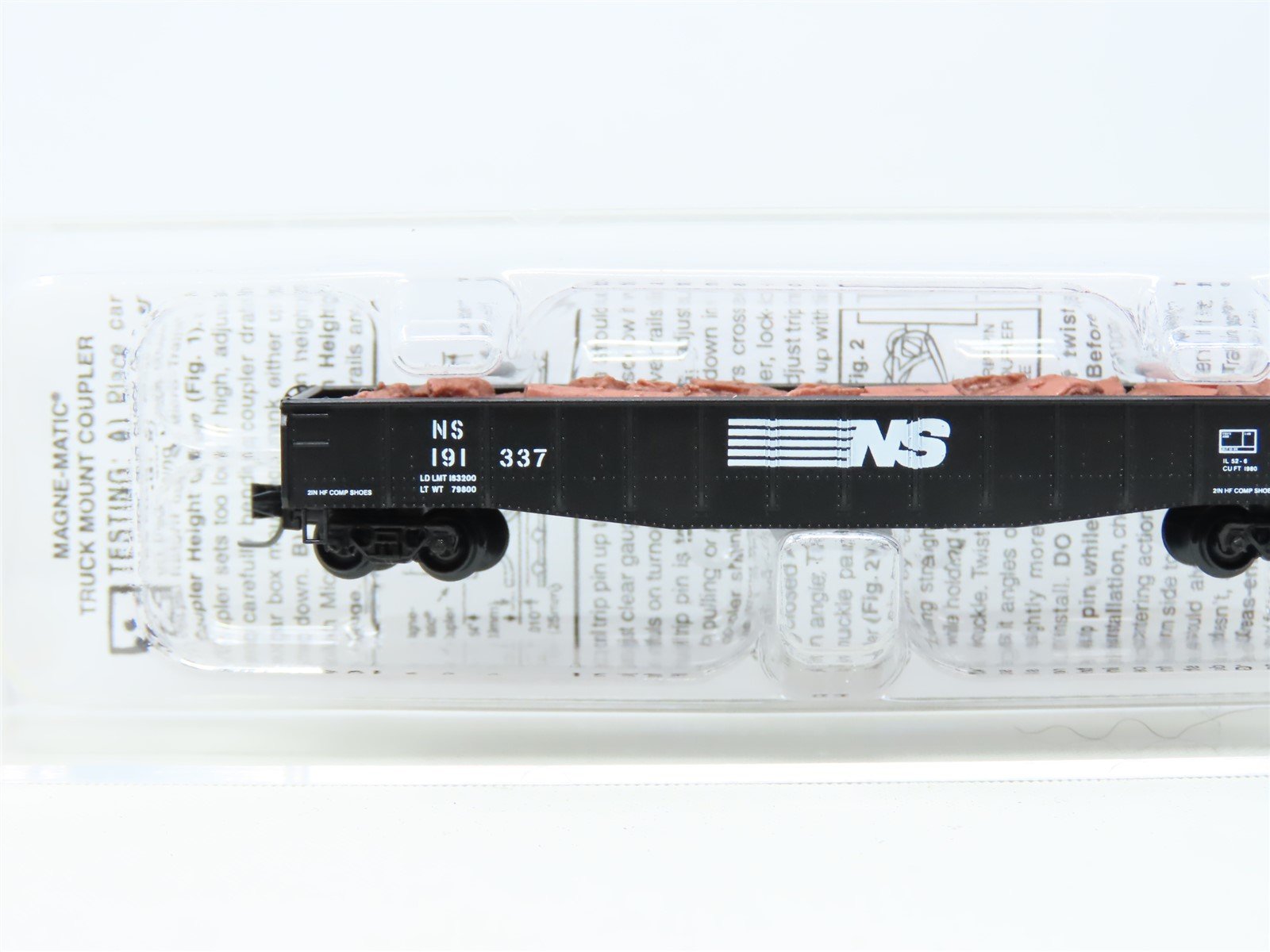 Z Scale Micro-Trains MTL 52200201 NS Norfolk Southern 50' Gondola #191337 w/Load