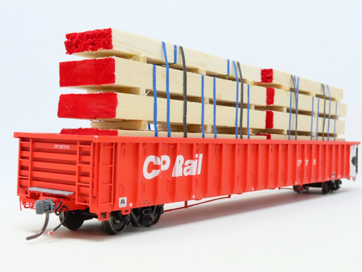 HO Scale ExactRail #EPS-90100-7 CP Rail 65&#39; Mill Gondola w/ Custom Load #337216