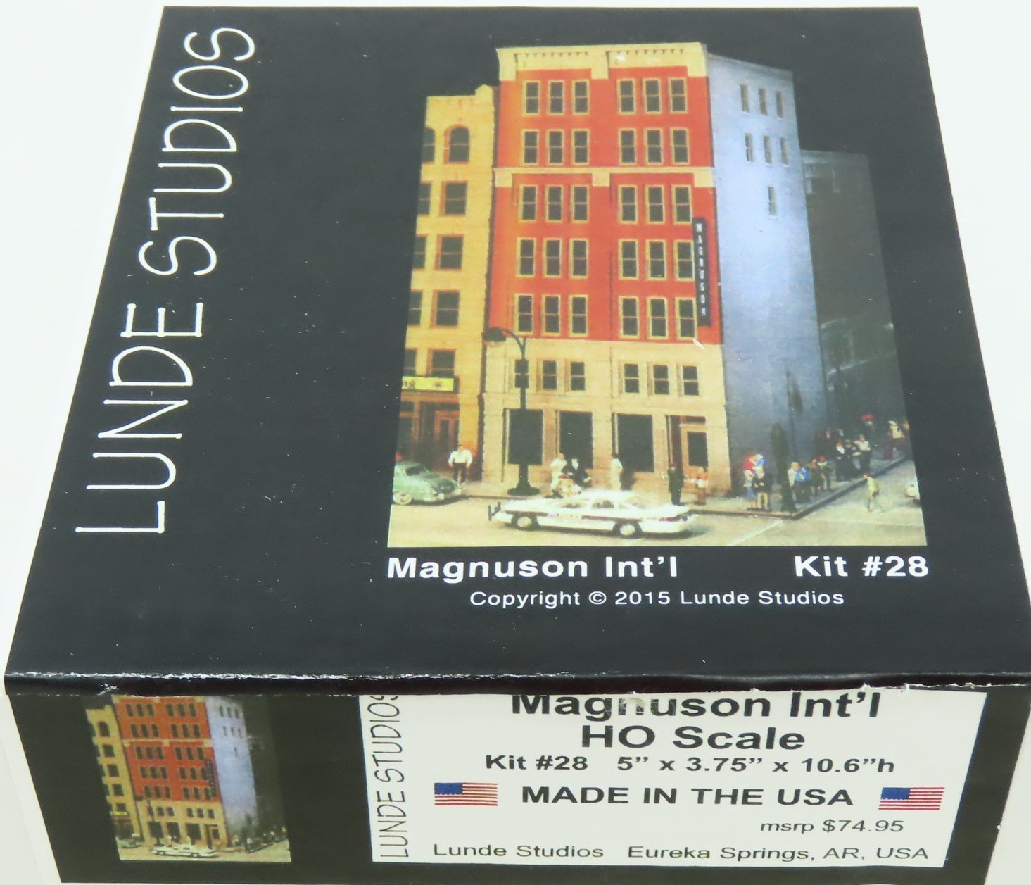 HO 1/87 Scale Lunde Studios Kit #28 Magnuson Int'l - Sealed