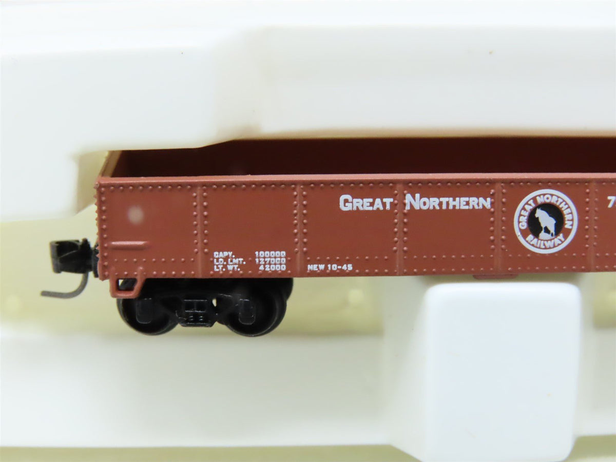 Z Scale Micro-Trains MTL Kadee 14306-2 GN Great Northern &quot;Goat&quot; Gondola #75420