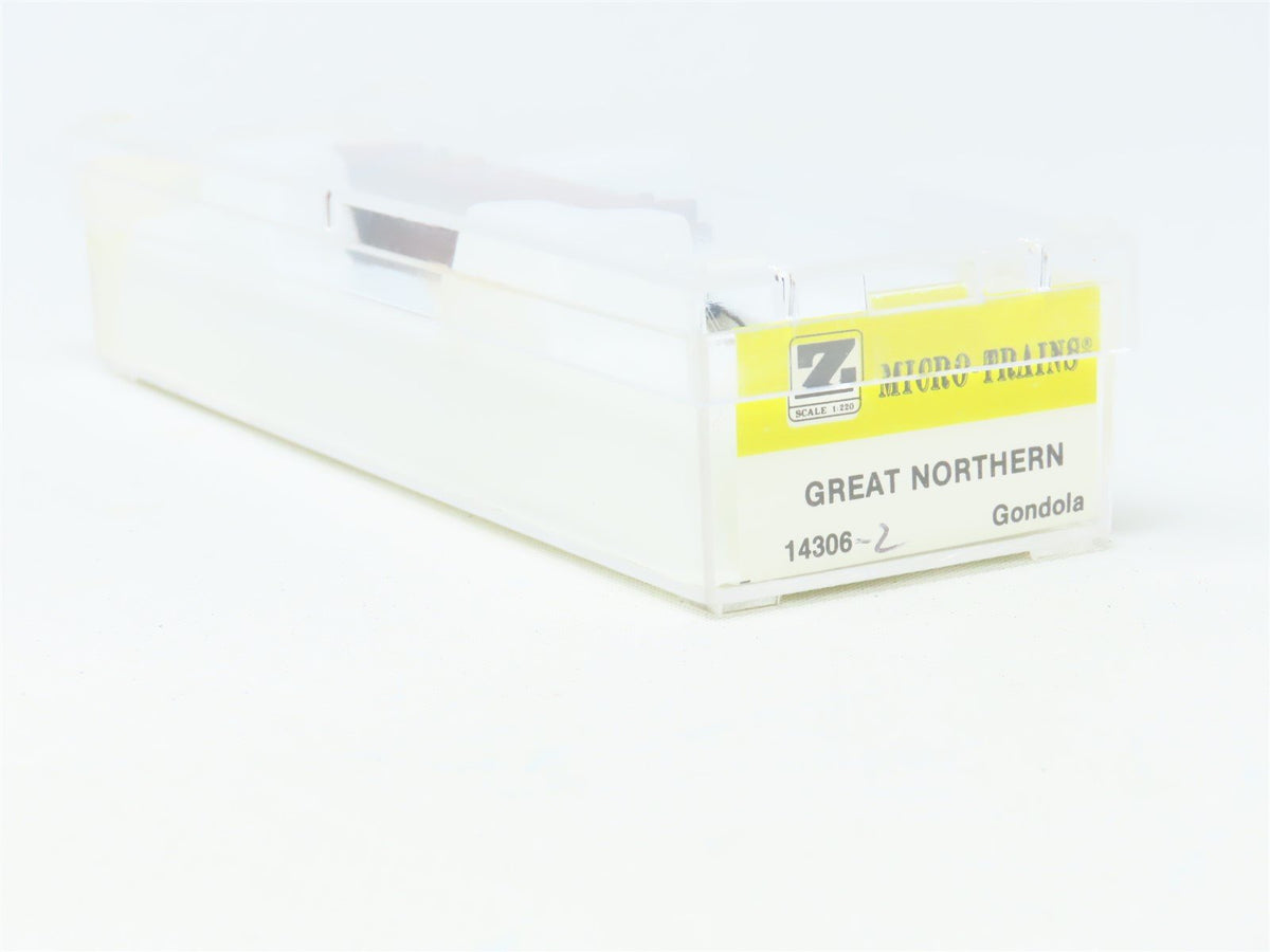 Z Scale Micro-Trains MTL Kadee 14306-2 GN Great Northern &quot;Goat&quot; Gondola #75420