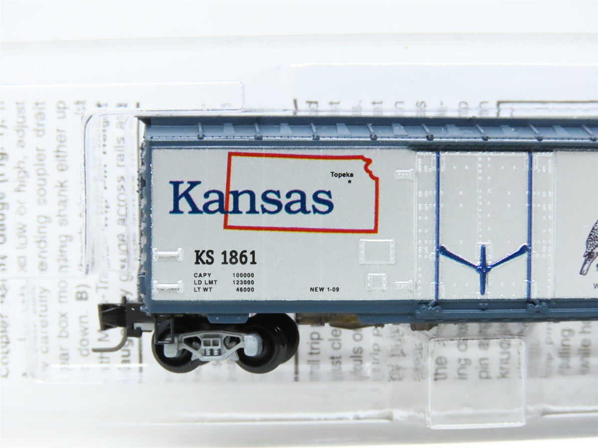 Z Scale Micro-Trains MTL 502 00 507 KS Kansas State Car 40&#39; Box Car #1861