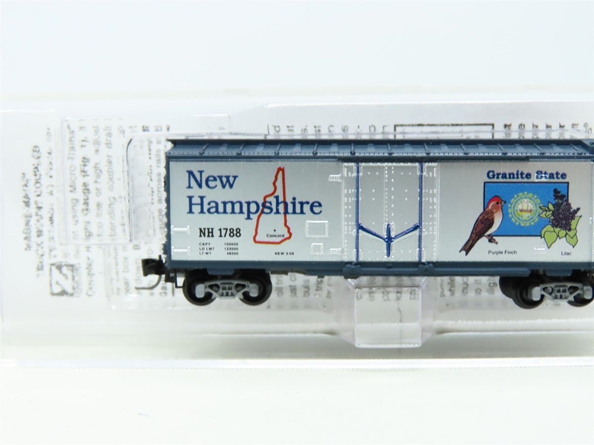 Z Scale Micro-Trains MTL 502 00 509 NH New Hampshire State Car 40&#39; Box Car #1788