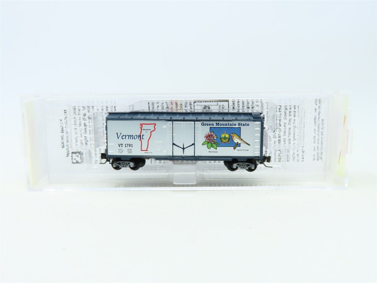 Z Scale Micro-Trains MTL 502 00 525 VT Vermont Car 40&#39; Box Car #1791