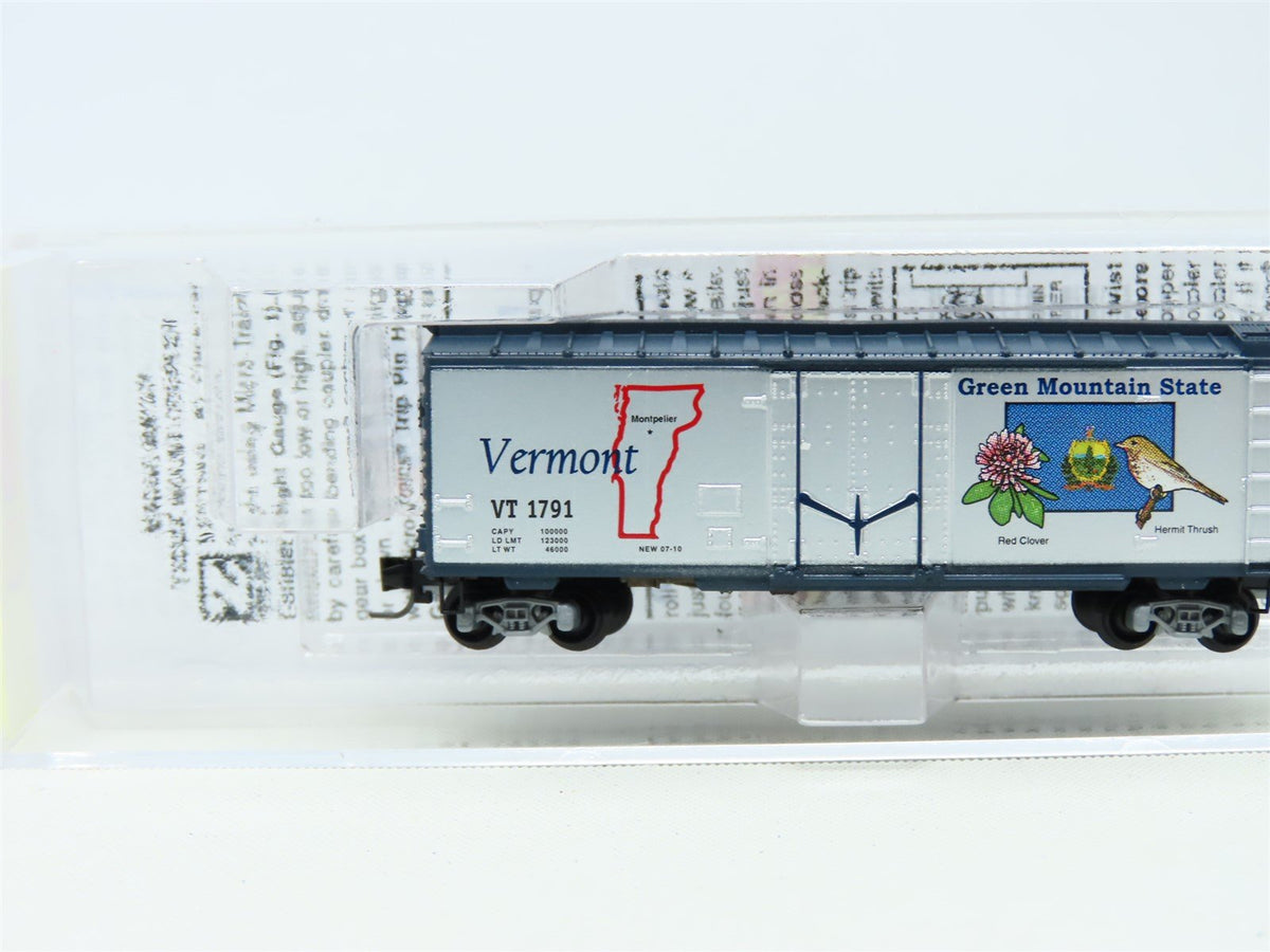 Z Scale Micro-Trains MTL 502 00 525 VT Vermont Car 40&#39; Box Car #1791