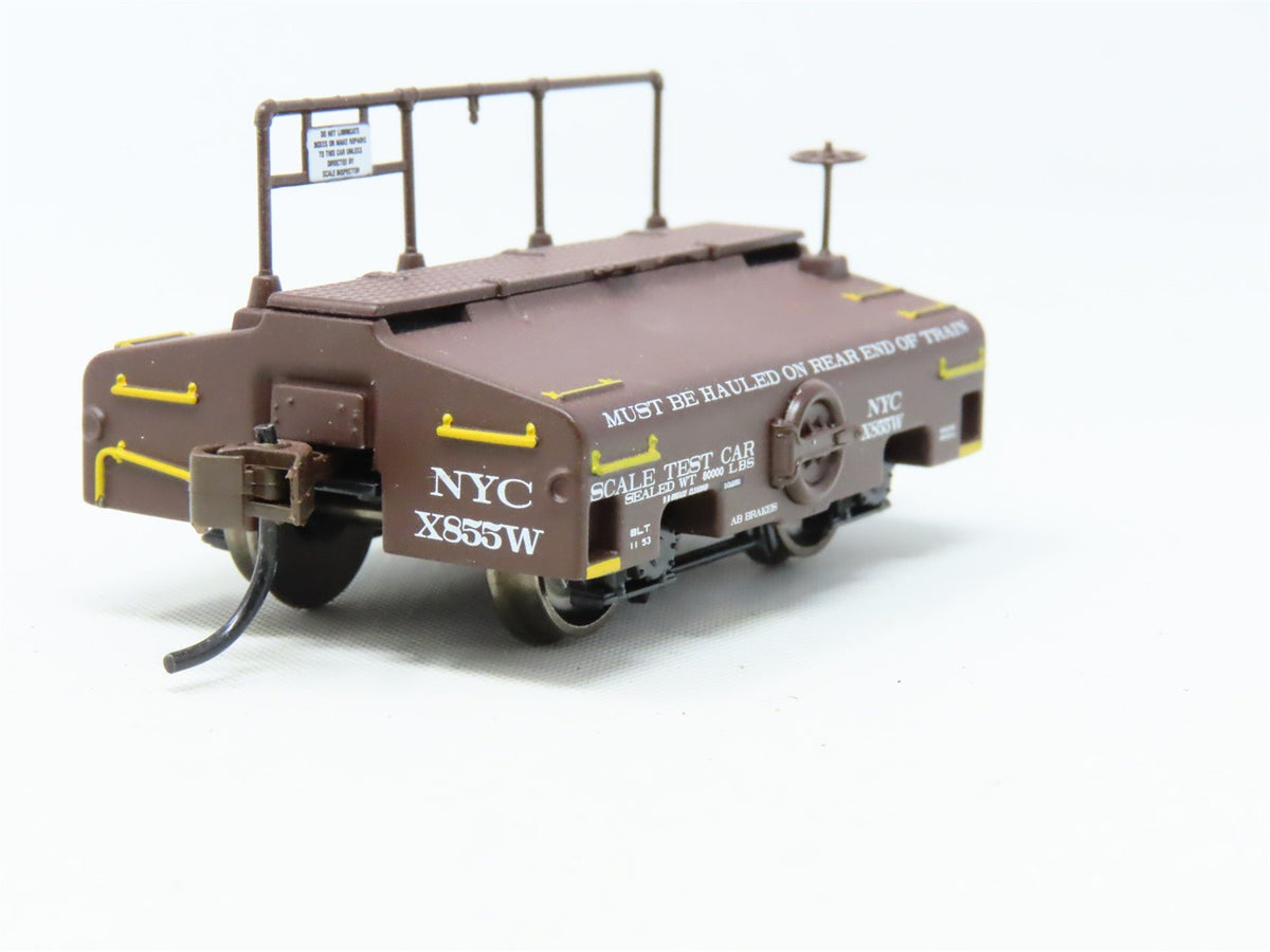 HO Bachmann Silver Series #74408 NYC New York Central Test Weight Car X855W