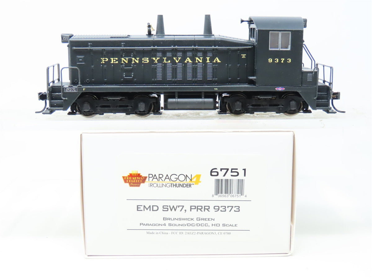 HO Broadway Limited BLI 6751 PRR Pennsylvania EMD SW7 Diesel #9373 - Paragon4