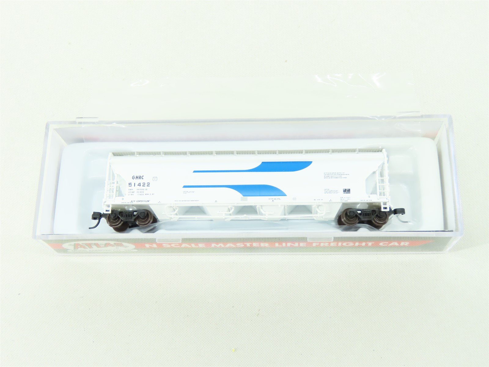 N Scale Atlas 50002705 GMRC Green Mountain Railroad 4-Bay Hopper #51422