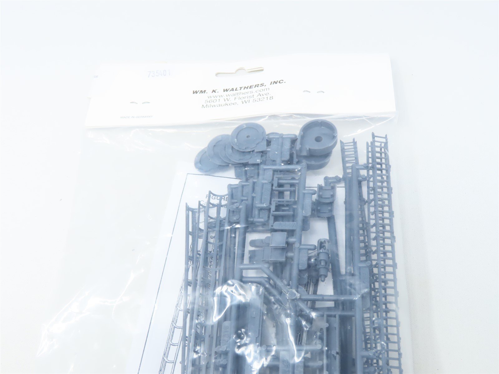 HO 1/87 Scale Walthers Cornerstone Kit #933-3515 Caged Ladders & Vent 5-Pack