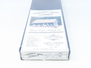 HO Micro-Scale Models Inc. Kit #MS-J603 Jennings Bros. Lumber Lopez Station