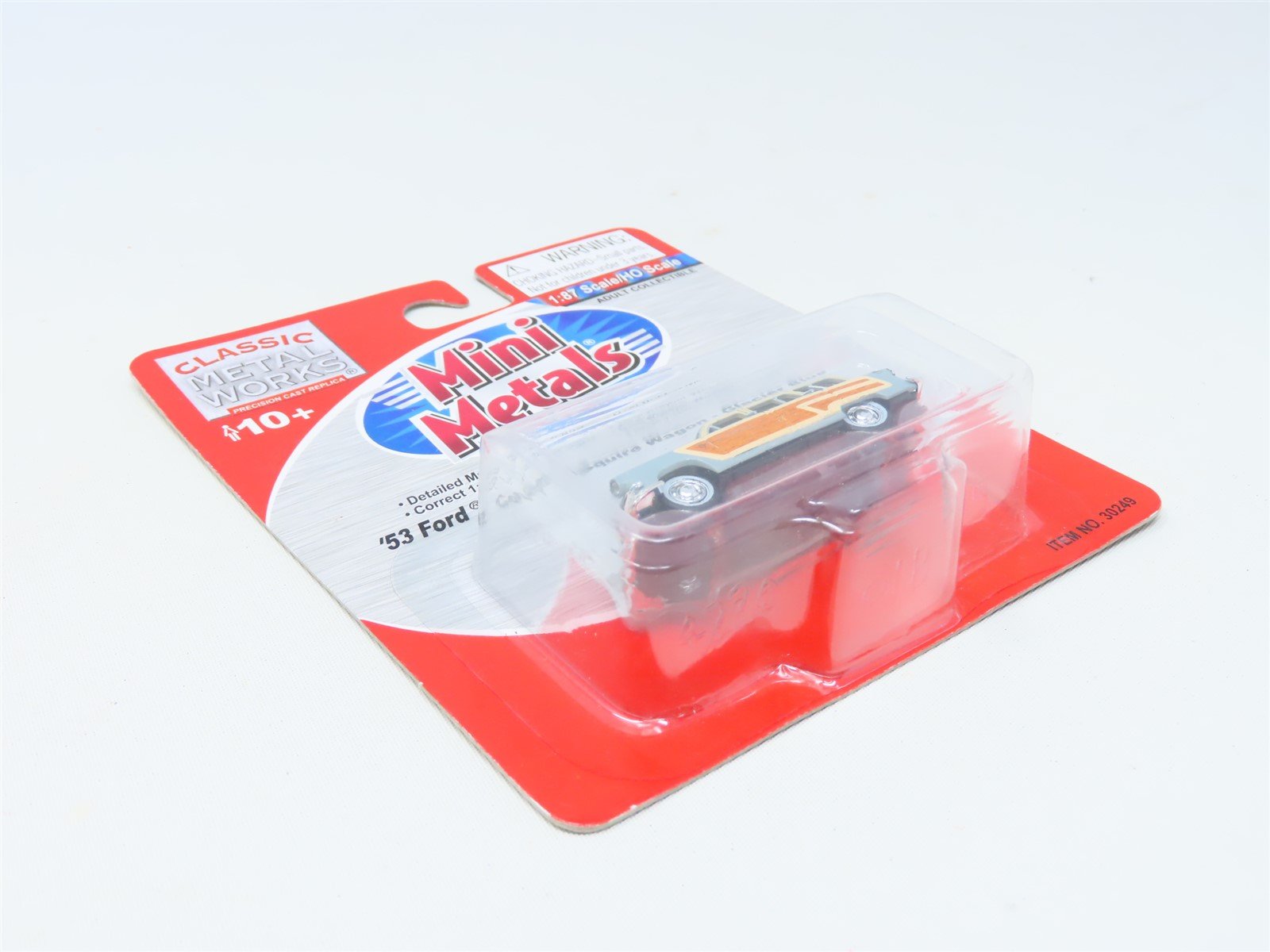 HO 1/87 Scale CMW Mini Metals #30249 '53 Country Squire Wagon - Glacier Blue