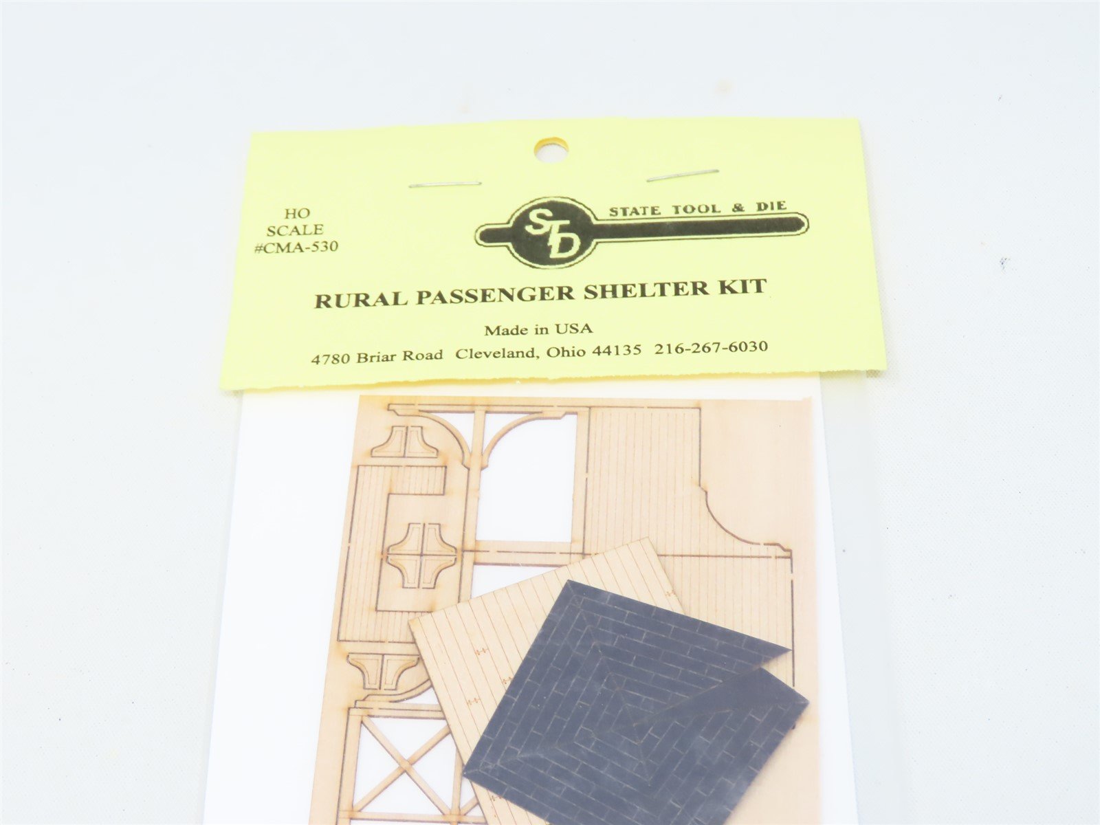 HO 1/87 Scale STD State Tool & Die Kit #CMA-530 Rural Passenger Shelter