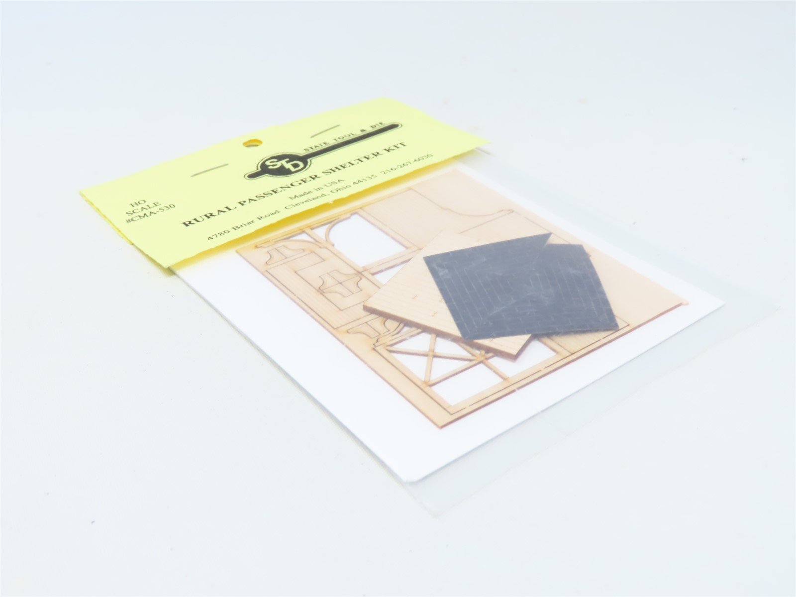 HO 1/87 Scale STD State Tool & Die Kit #CMA-530 Rural Passenger Shelter