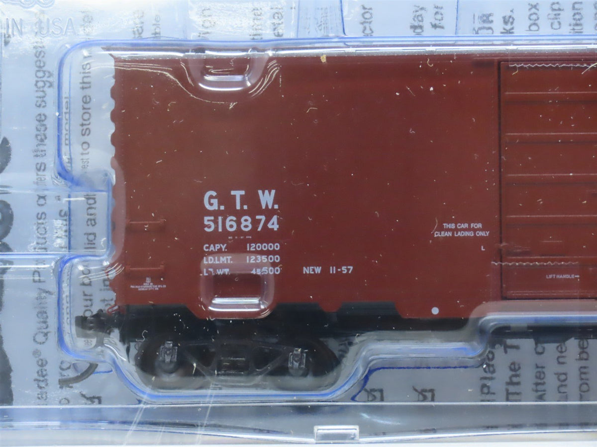 HO Scale Kadee 5268 GTW Grand Trunk Western 40&#39; Steel Box Car #516874 Sealed