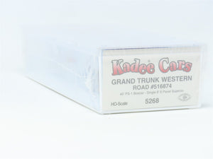 HO Scale Kadee 5268 GTW Grand Trunk Western 40' Steel Box Car #516874 Sealed