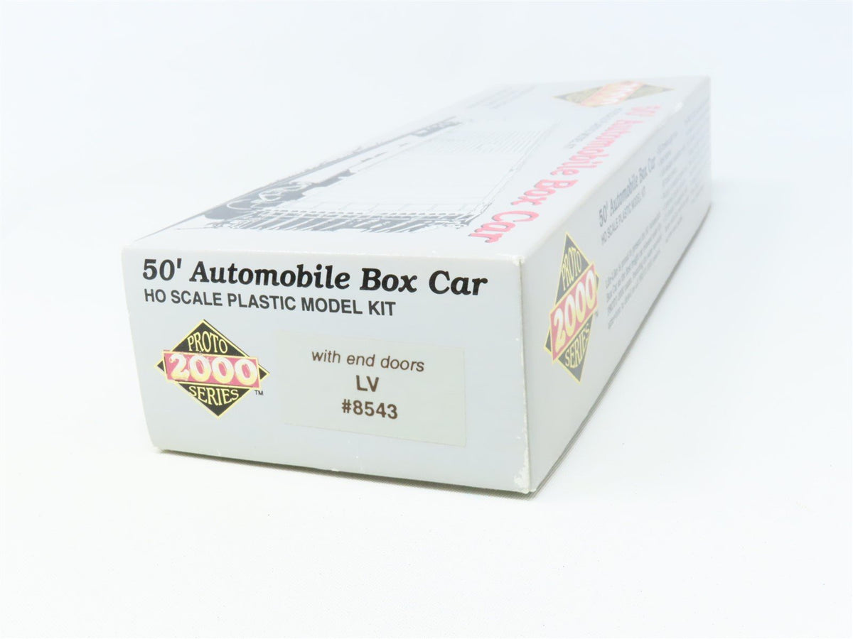 HO Scale Proto 2000 Kit LV Lehigh Valley 50&#39; Automobile Box Car #8543