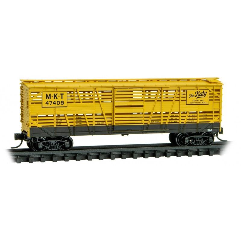 N Scale Micro-Trains MTL 03500340 MKT Missouri Kansas Texas 40' Stock Car #47409