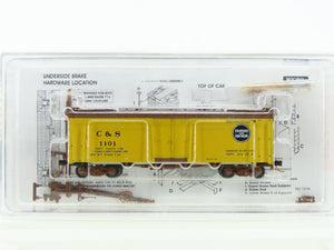 HOn3 Scale Micro-Trains MTL #85000010 C&S Colorado & Southern 30' Reefer #1101