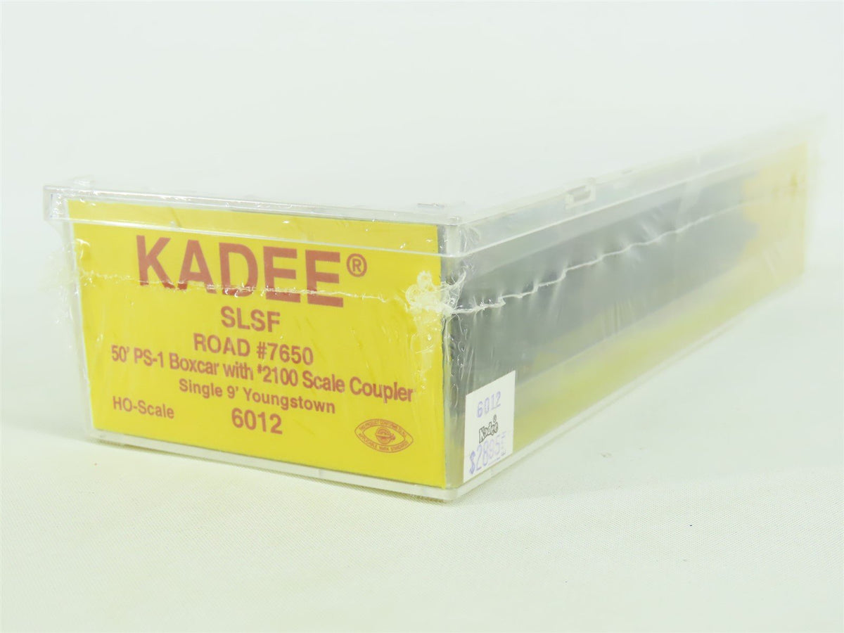 HO Scale Kadee #6012 SL-SF Frisco 50&#39; Youngstown Door Box Car #7650 - Sealed