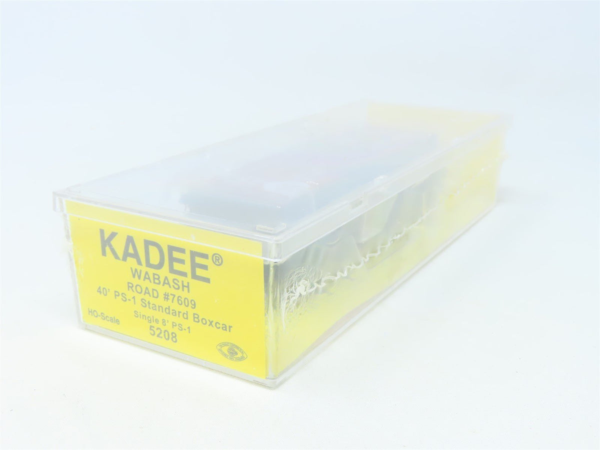 HO Scale Kadee #5208 WAB Wabash 40&#39; Single Door Box Car #7609 - Sealed