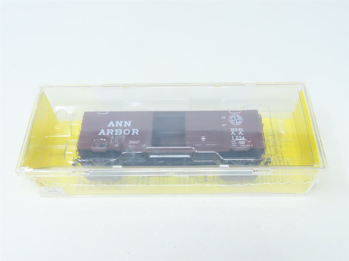 HO Scale Kadee #5214 AA Ann Arbor 40&#39; Single Door Box Car #1234 - Sealed