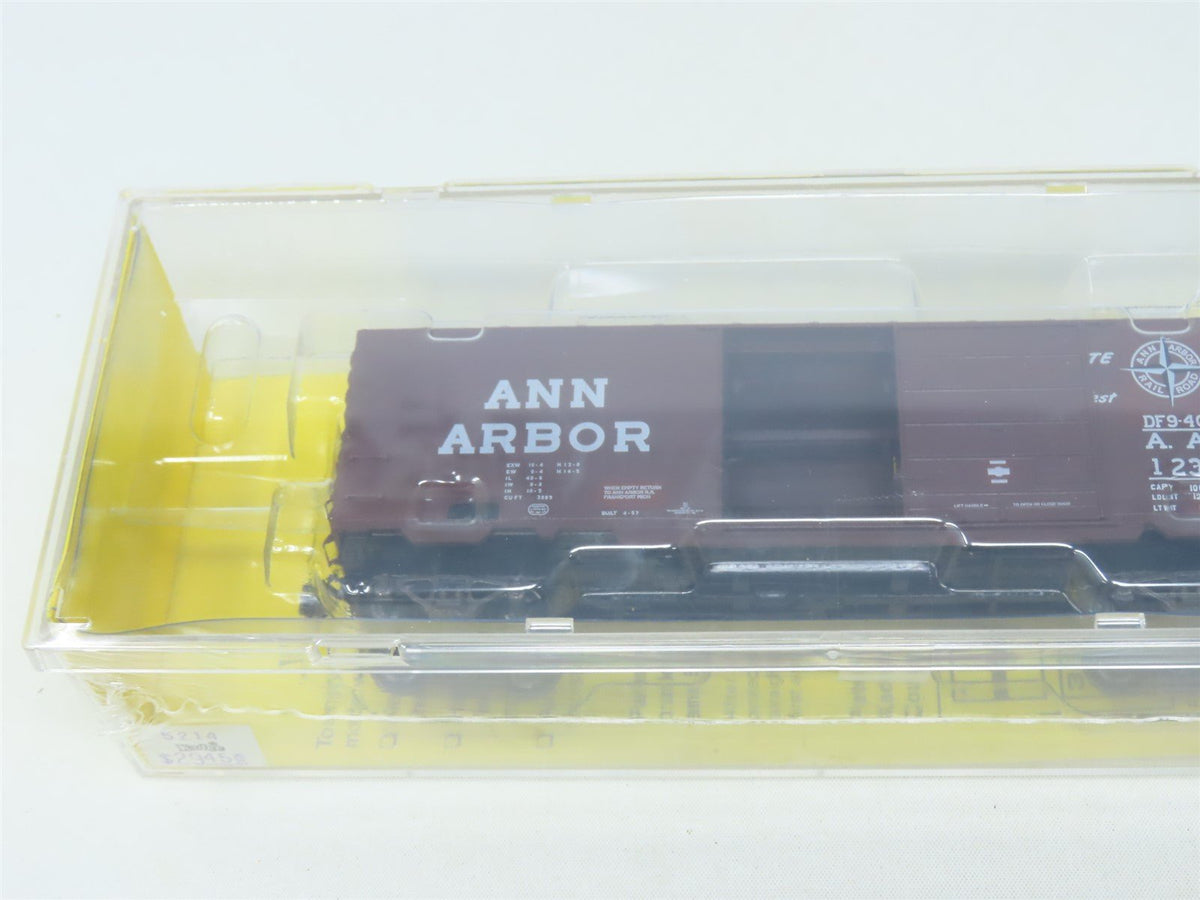 HO Scale Kadee #5214 AA Ann Arbor 40&#39; Single Door Box Car #1234 - Sealed