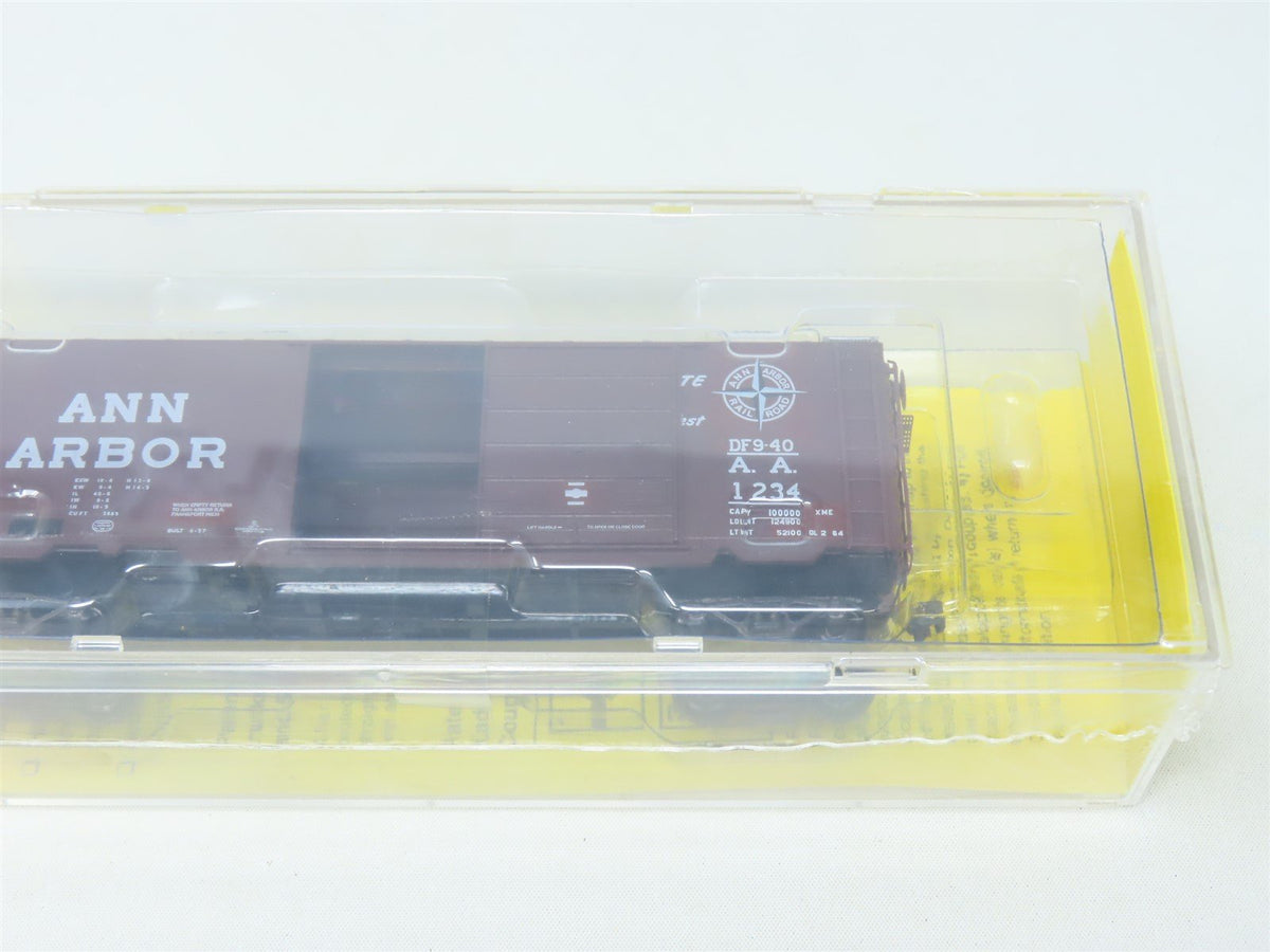 HO Scale Kadee #5214 AA Ann Arbor 40&#39; Single Door Box Car #1234 - Sealed