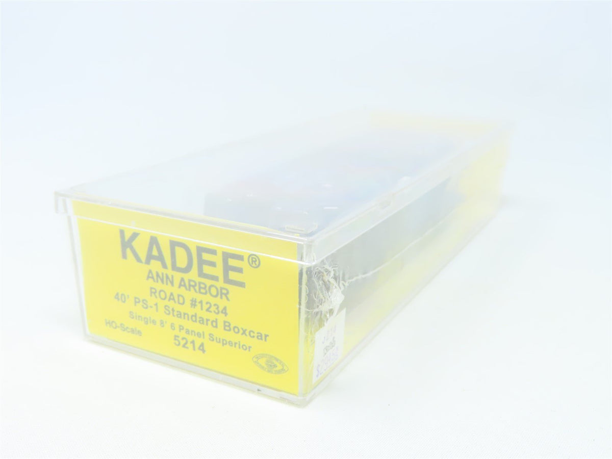 HO Scale Kadee #5214 AA Ann Arbor 40&#39; Single Door Box Car #1234 - Sealed