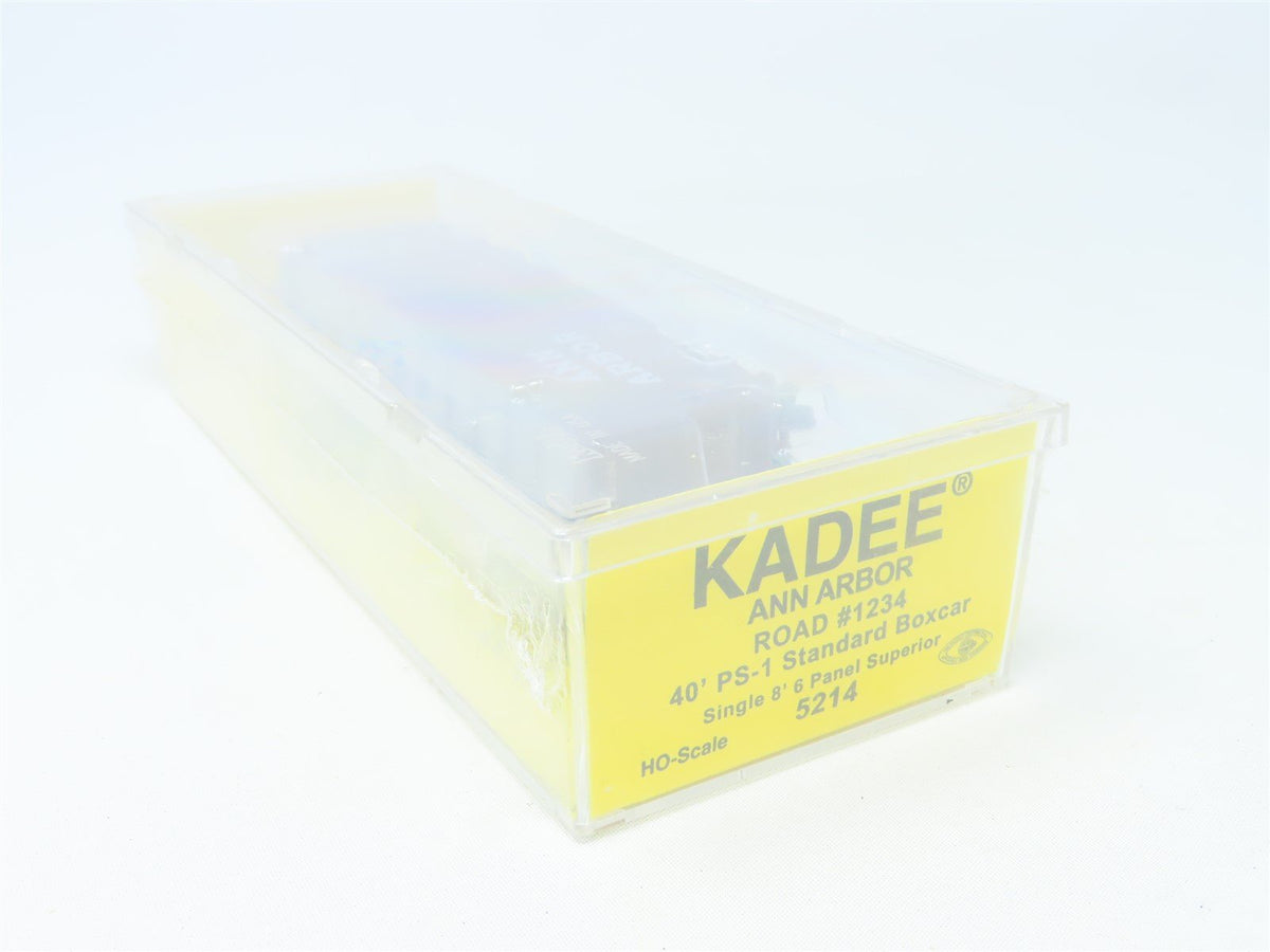 HO Scale Kadee #5214 AA Ann Arbor 40&#39; Single Door Box Car #1234 - Sealed