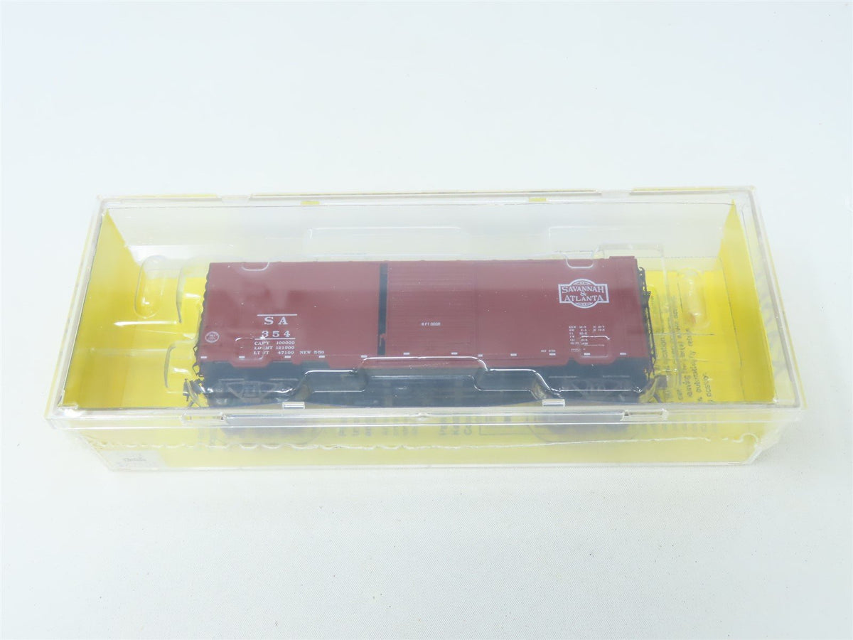 HO Scale Kadee #5221 SA Savannah &amp; Atlanta 40&#39; Single Door Box Car #354 - Sealed