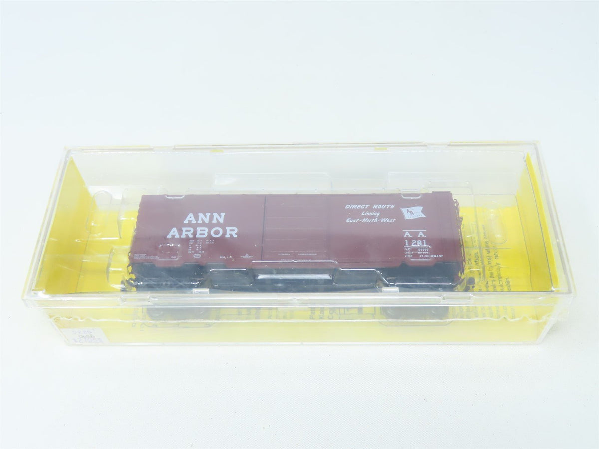 HO Scale Kadee #5226 AA Ann Arbor 40&#39; Single Door Box Car #1281 - Sealed