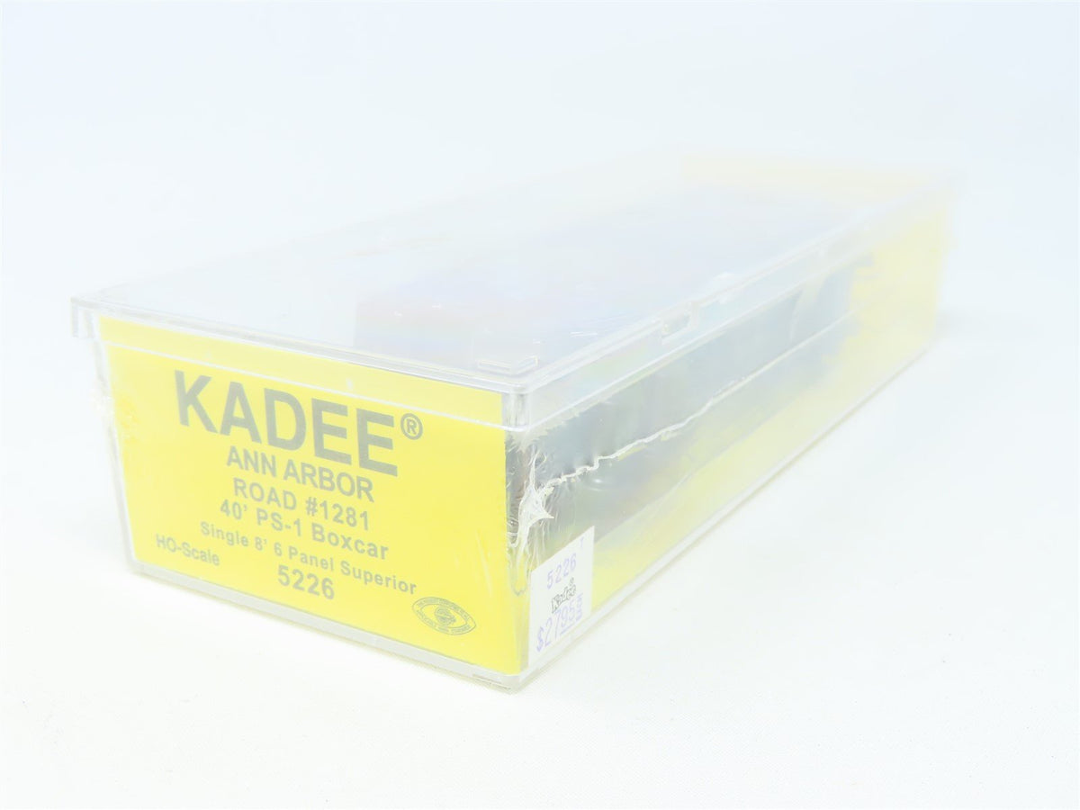 HO Scale Kadee #5226 AA Ann Arbor 40&#39; Single Door Box Car #1281 - Sealed