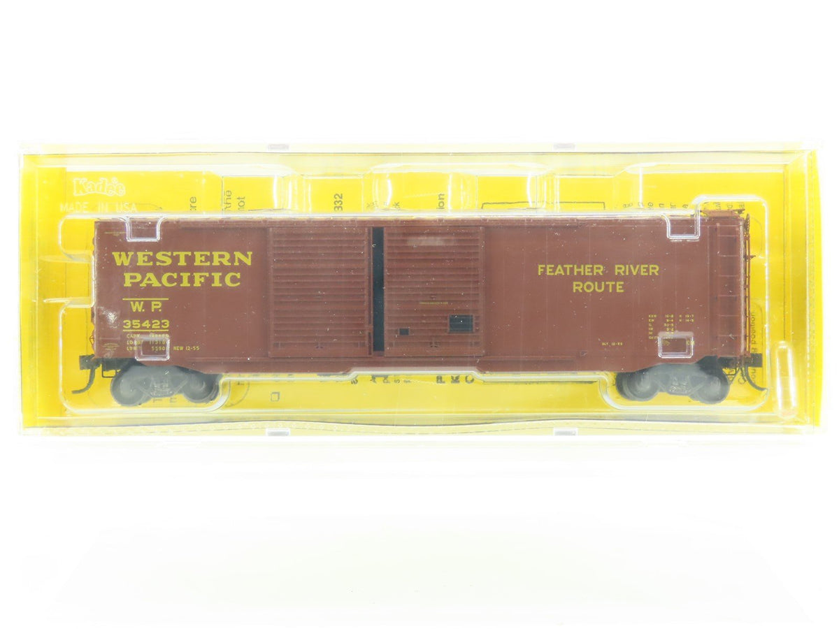 HO Scale Kadee #6502 WP Feather River Route 50&#39; Box Car #35423 - Sealed