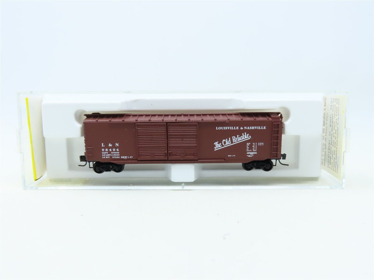 Z Micro-Trains MTL Kadee 13705-2 L&amp;N &quot;Old Reliable&quot; 50&#39; Box Car #98494