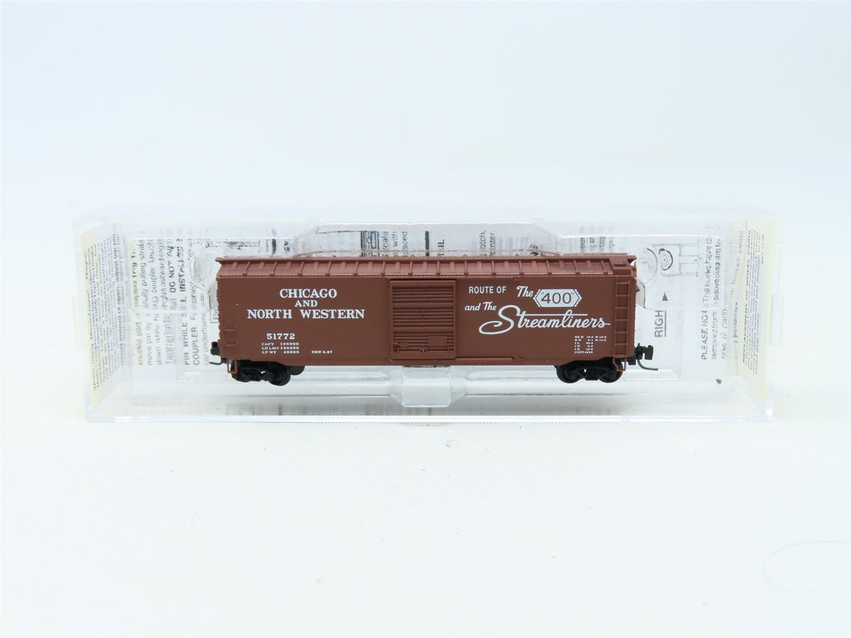 Z Micro-Trains MTL 505 00 232 C&amp;NW &quot;The 400 &amp; The Streamliners&quot; Box Car #51772
