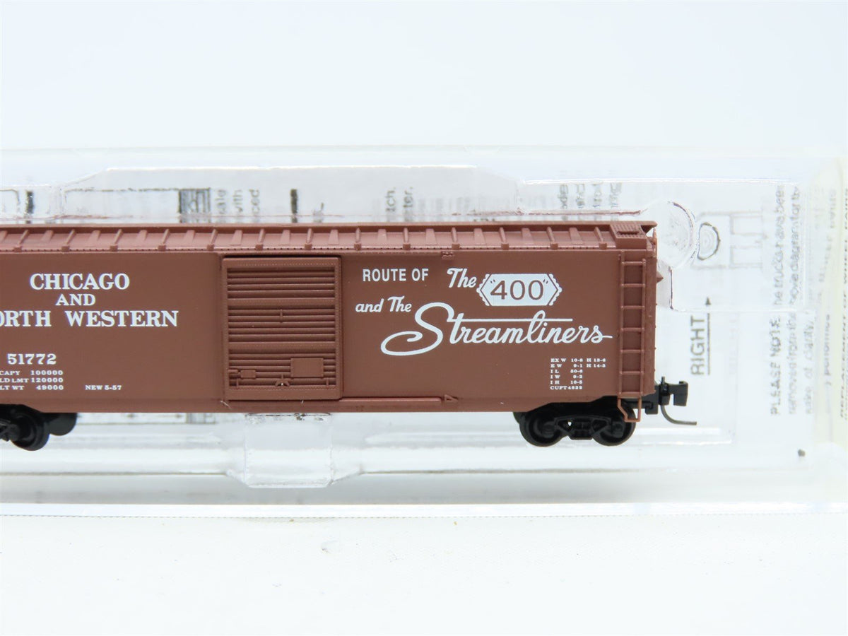 Z Micro-Trains MTL 505 00 232 C&amp;NW &quot;The 400 &amp; The Streamliners&quot; Box Car #51772