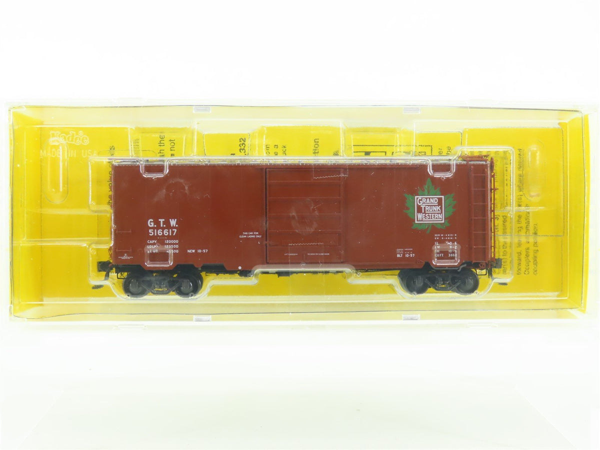 HO Scale Kadee #5236 GTW Grand Trunk Western 40&#39; PS-1 Box Car #516617 - Sealed