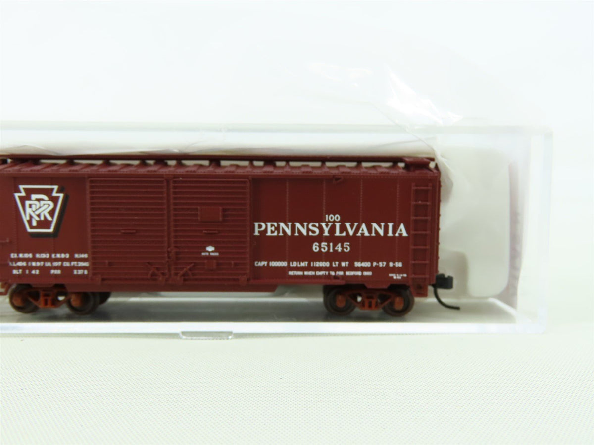 N Scale Atlas Trainman #50001924 PRR Pennsylvania 40&#39; Double Door Box Car #65145