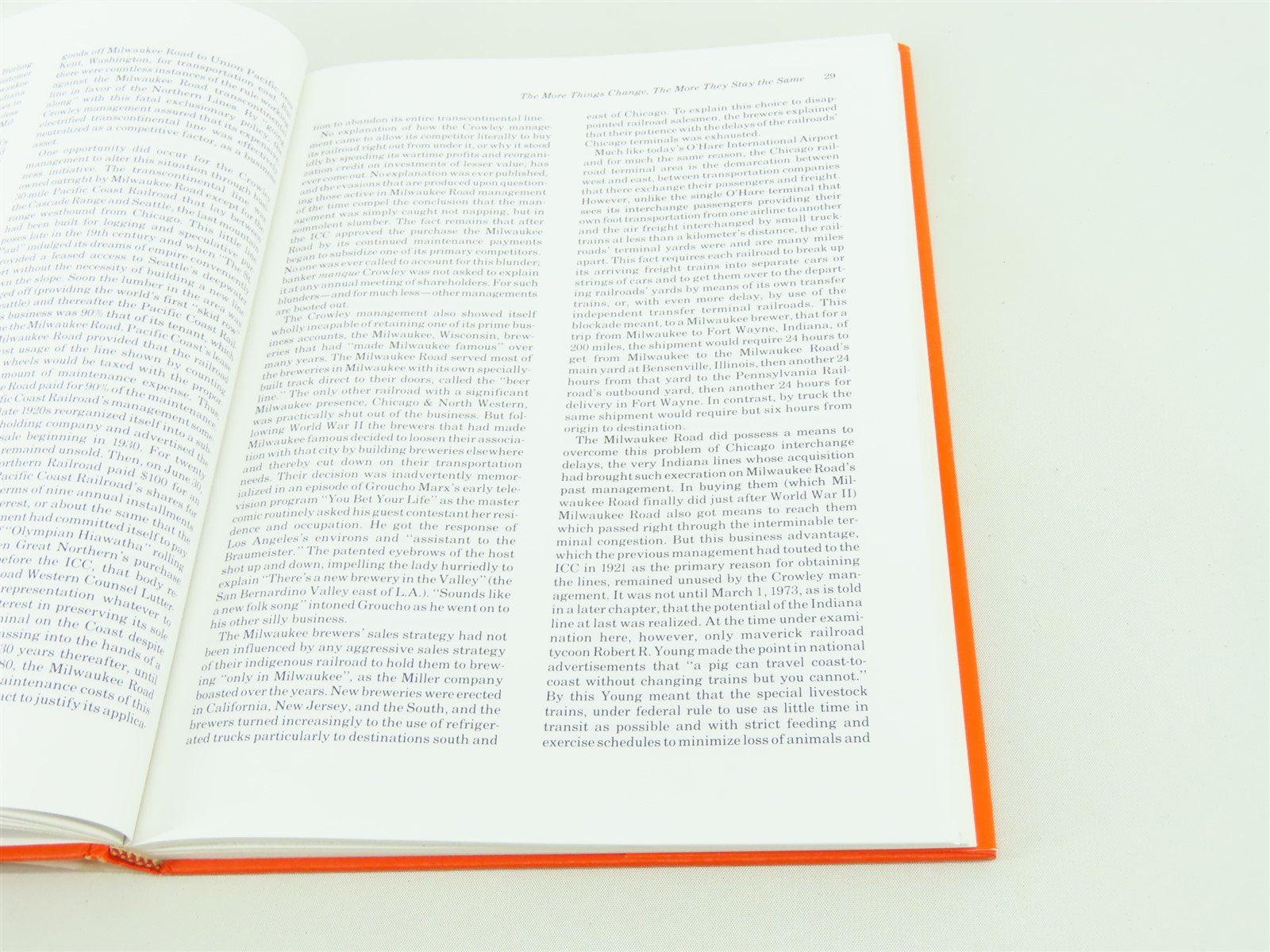 The Nation Pays Again: The Demise of The Milwaukee Road by T. Ploss ©1991 HC Bk