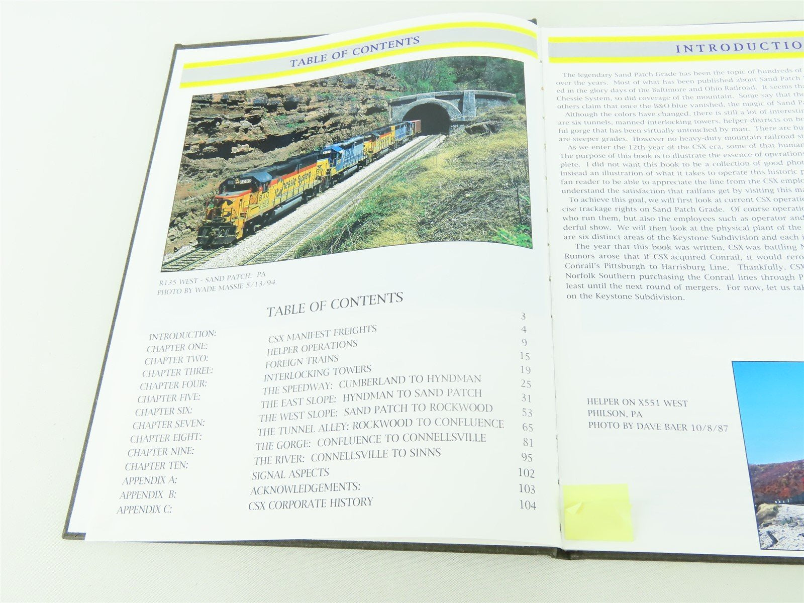 CSX Transportation by Rich Borkowski Jr. ©1998 HC Book