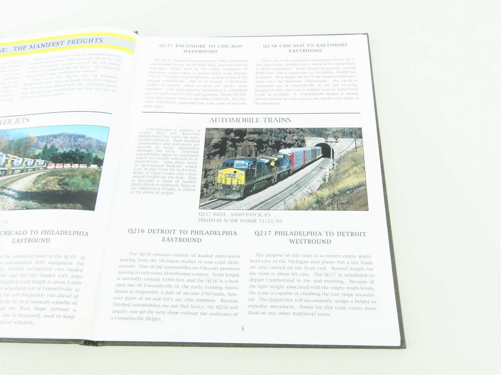 CSX Transportation by Rich Borkowski Jr. ©1998 HC Book