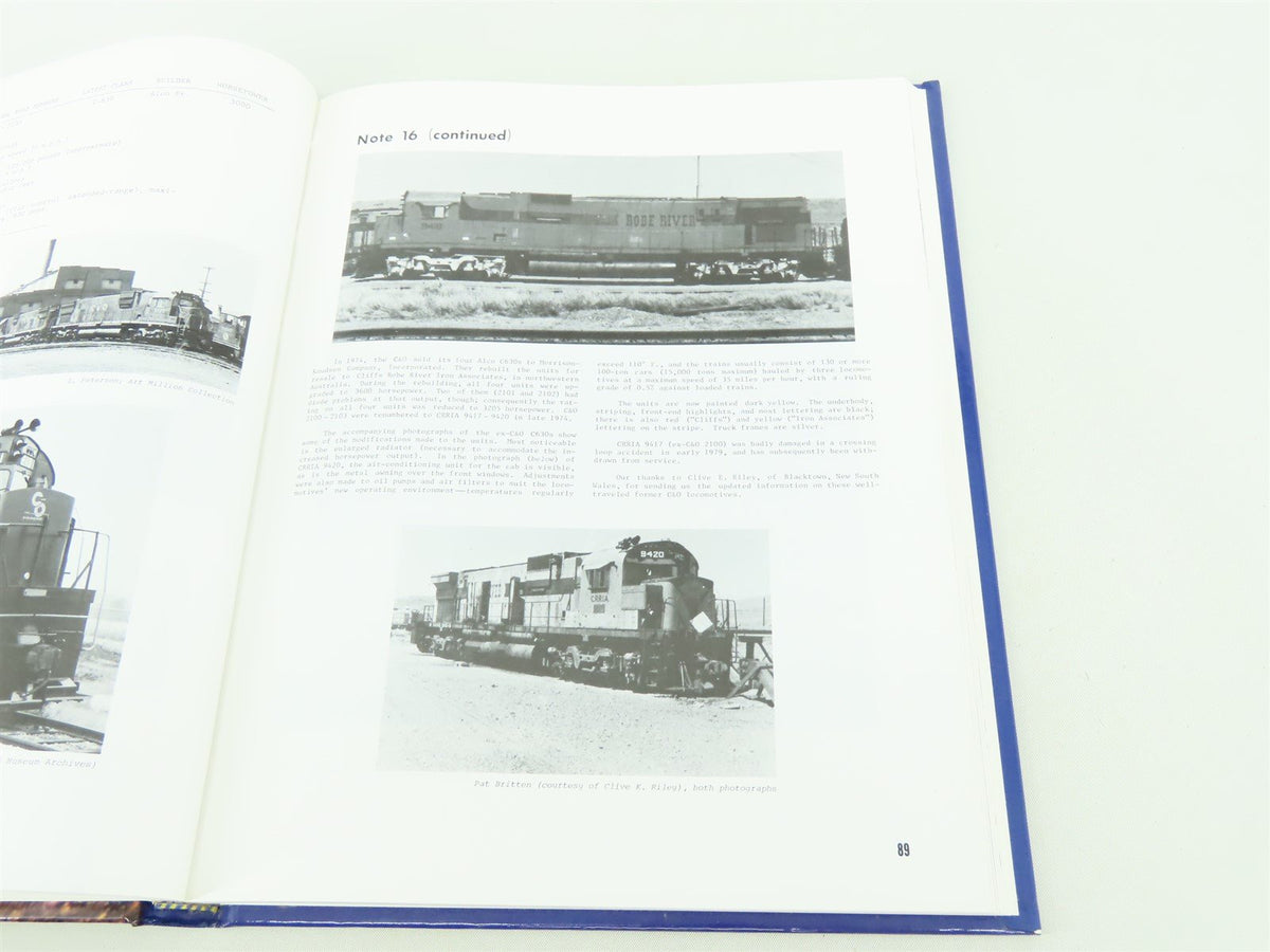 Chesapeake &amp; Ohio Diesel Locomotives by Shaver &amp; Gilliland ©1994 HC Book