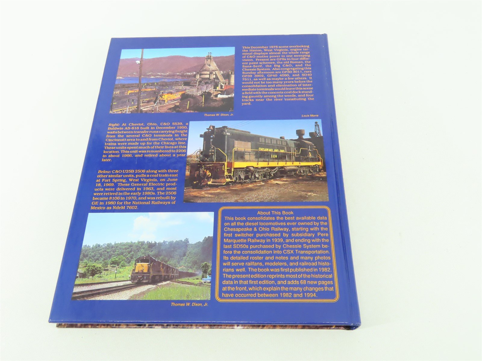 Chesapeake & Ohio Diesel Locomotives by Shaver & Gilliland ©1994 HC Book