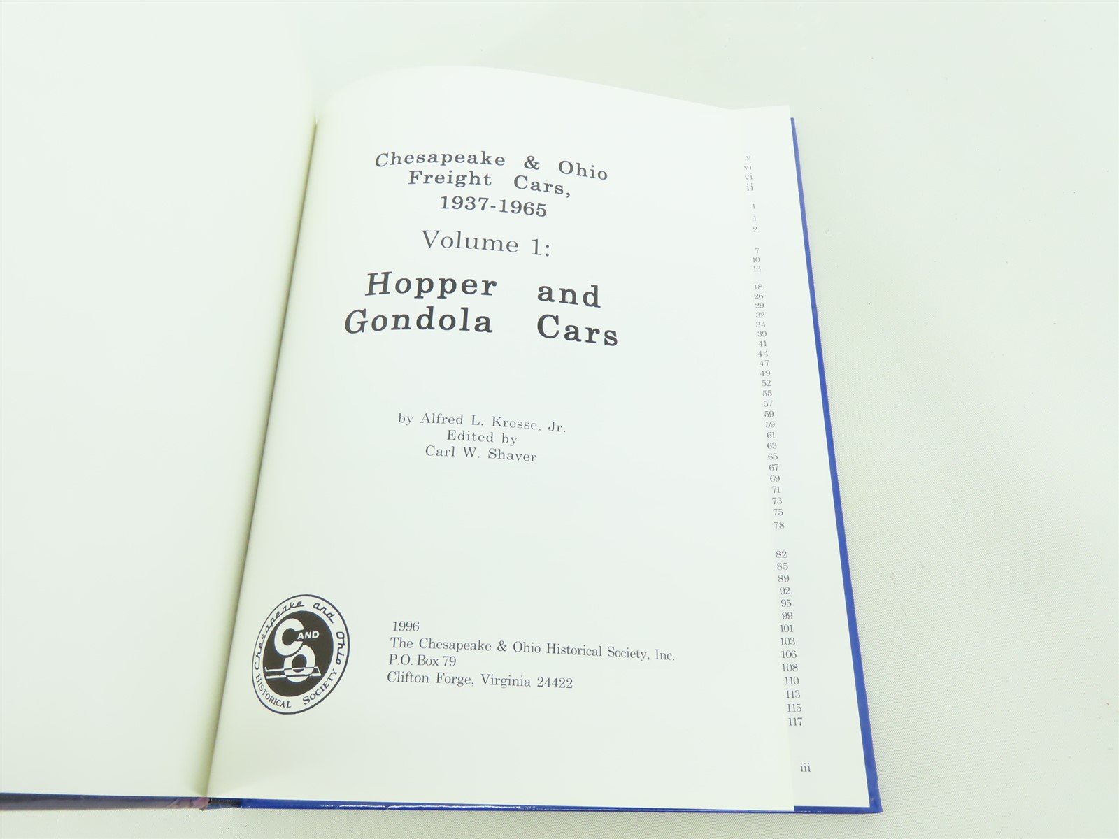 Chesapeake & Ohio Freight Cars 1937-1965 by Al Kresse Jr. ©1996 HC Book