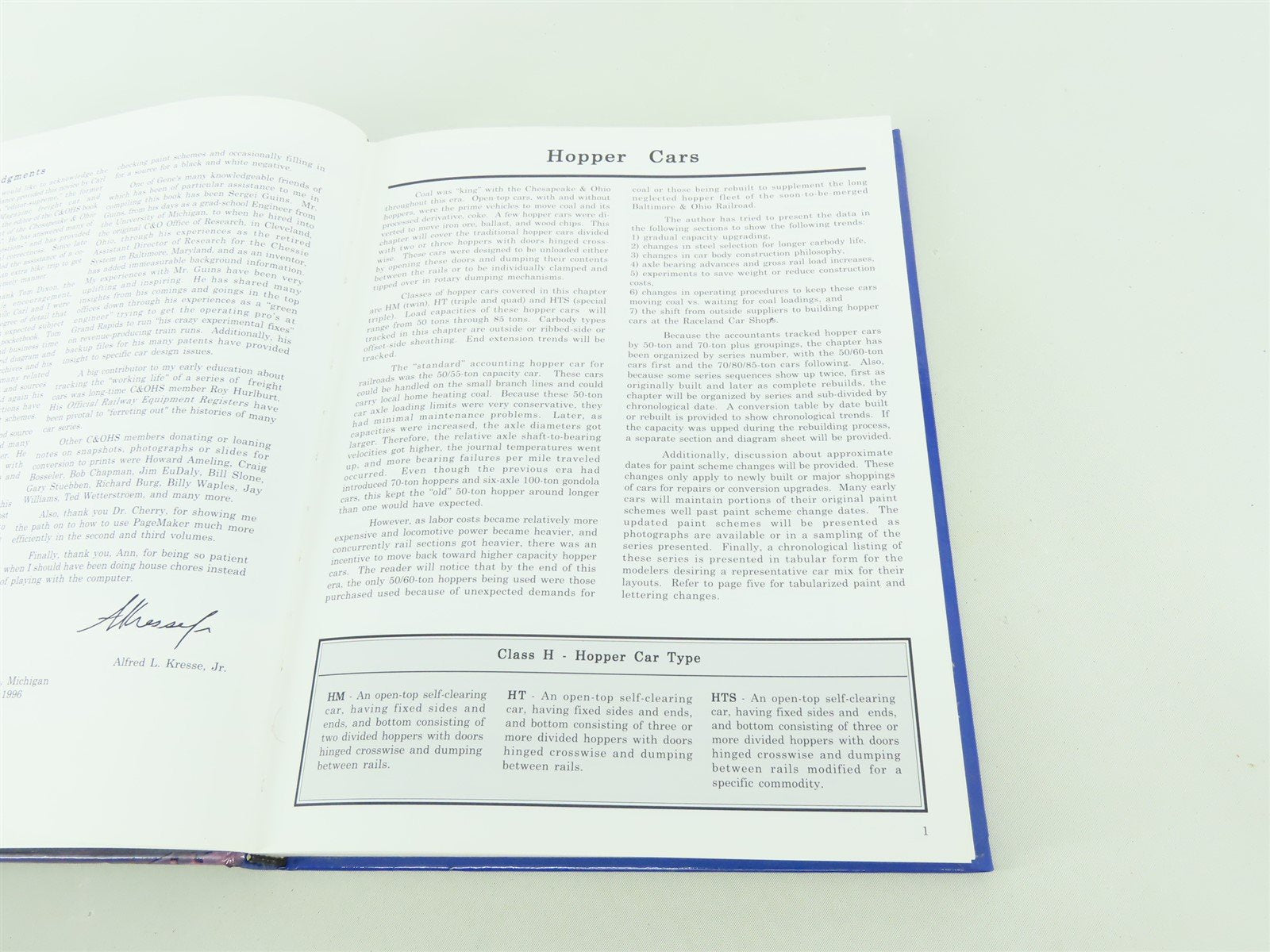 Chesapeake & Ohio Freight Cars 1937-1965 by Al Kresse Jr. ©1996 HC Book