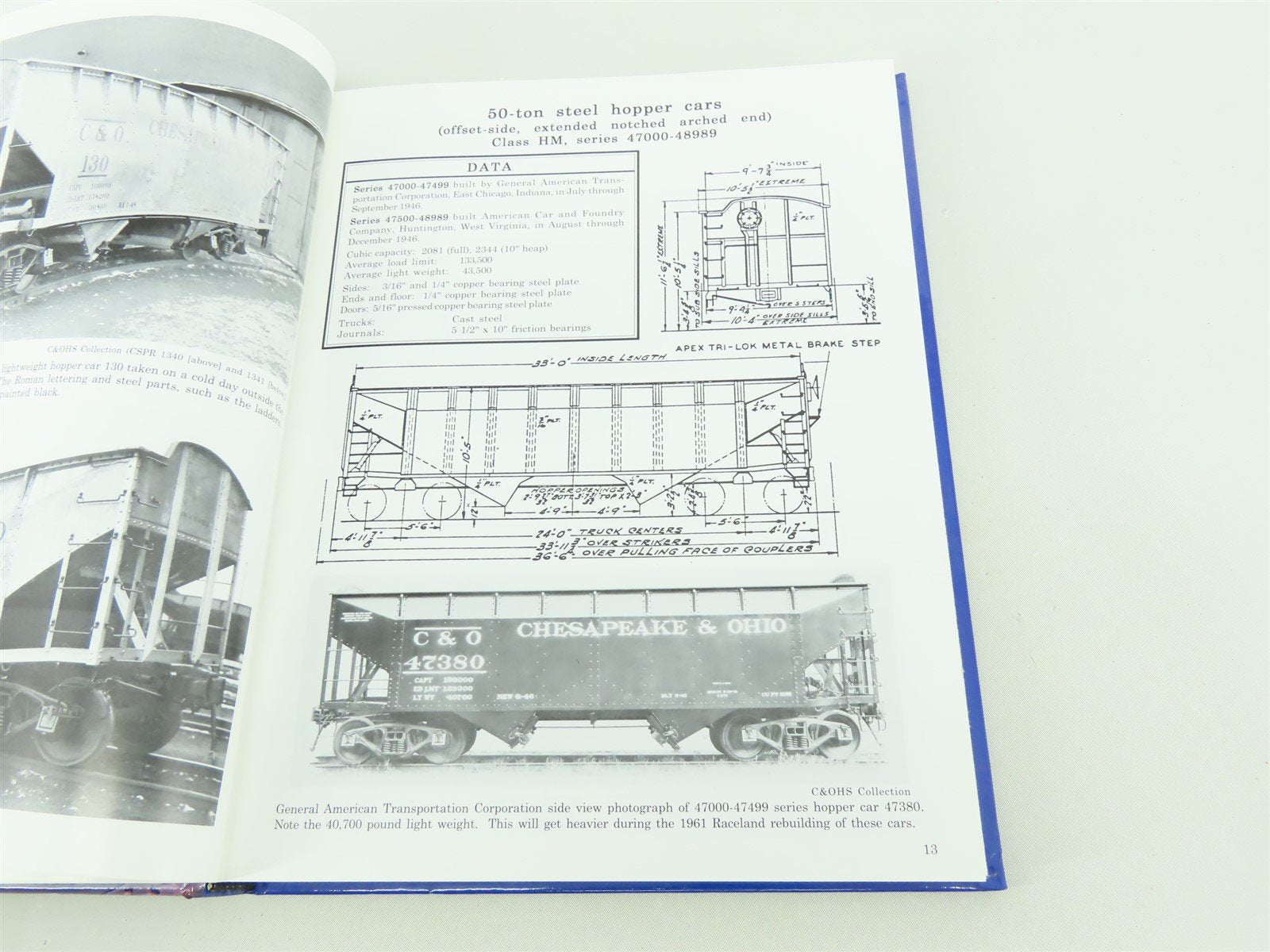 Chesapeake & Ohio Freight Cars 1937-1965 by Al Kresse Jr. ©1996 HC Book