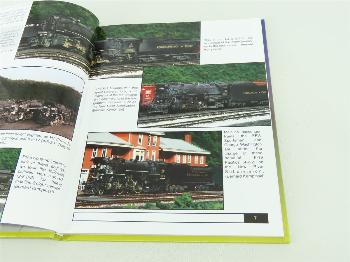 Chesapeake &amp; Ohio: Steam in Color As Modeled by Dan Zugelter ©2005 HC Book