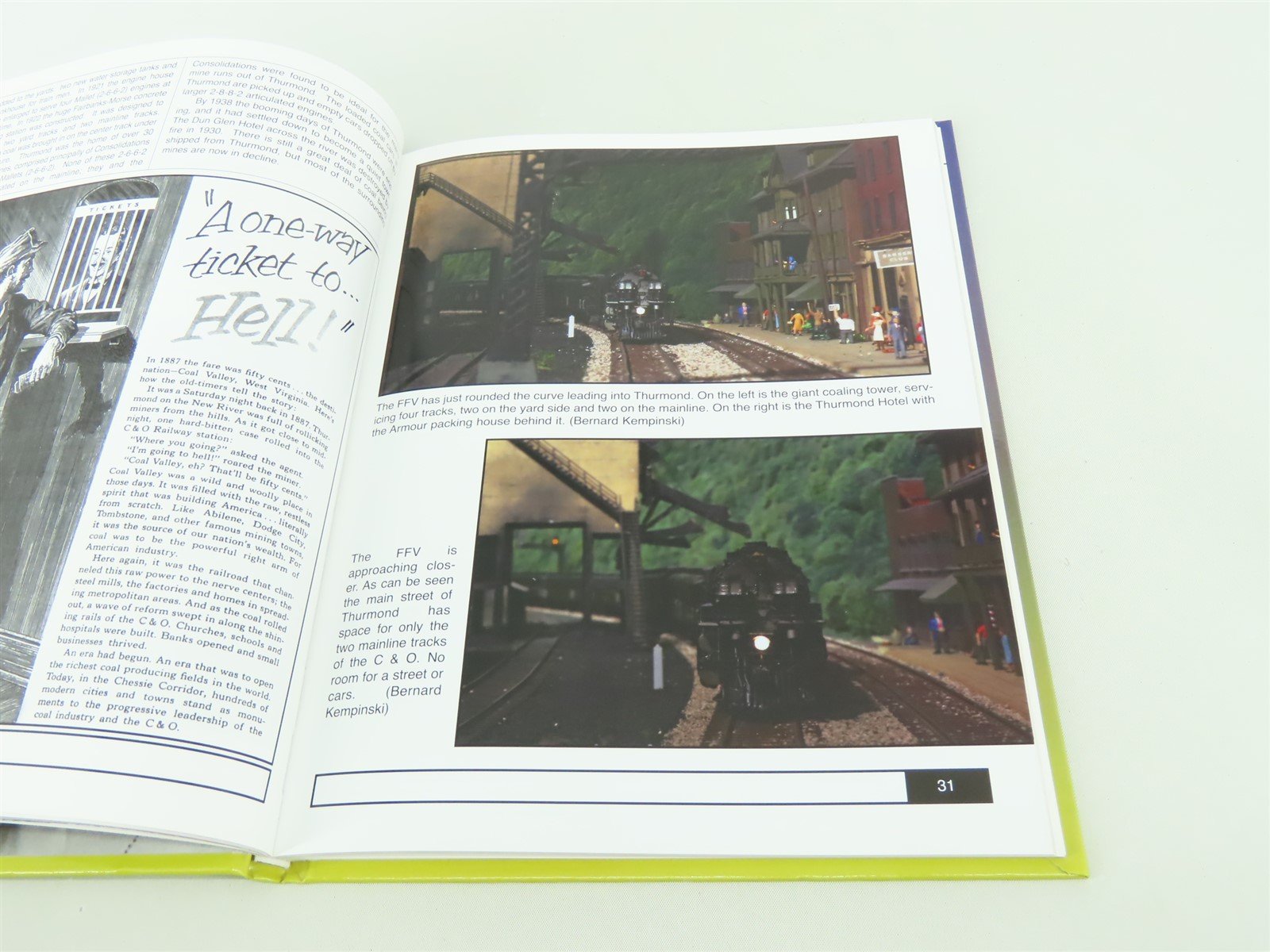 Chesapeake & Ohio: Steam in Color As Modeled by Dan Zugelter ©2005 HC Book