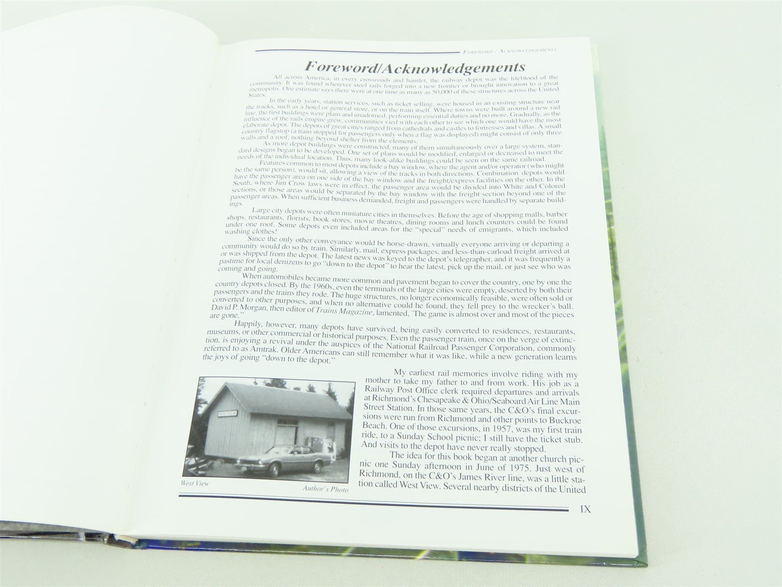 Virginia Railway Depots by Donald R Traser ©1998 HC Book