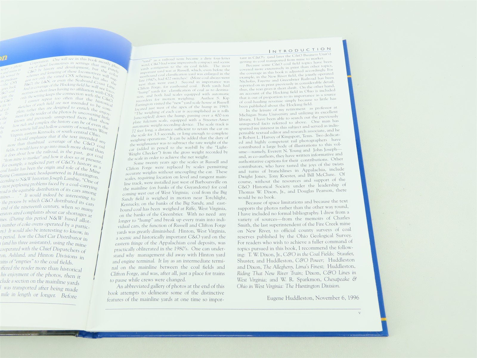 Chesapeake & Ohio, Coal and Color by Huddleston, Joseph & Young ©1997 HC Book